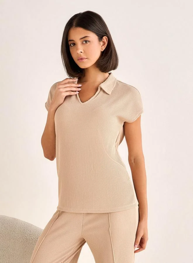 سبلاش فيڤ Pyjama Set Collared Top & Pants